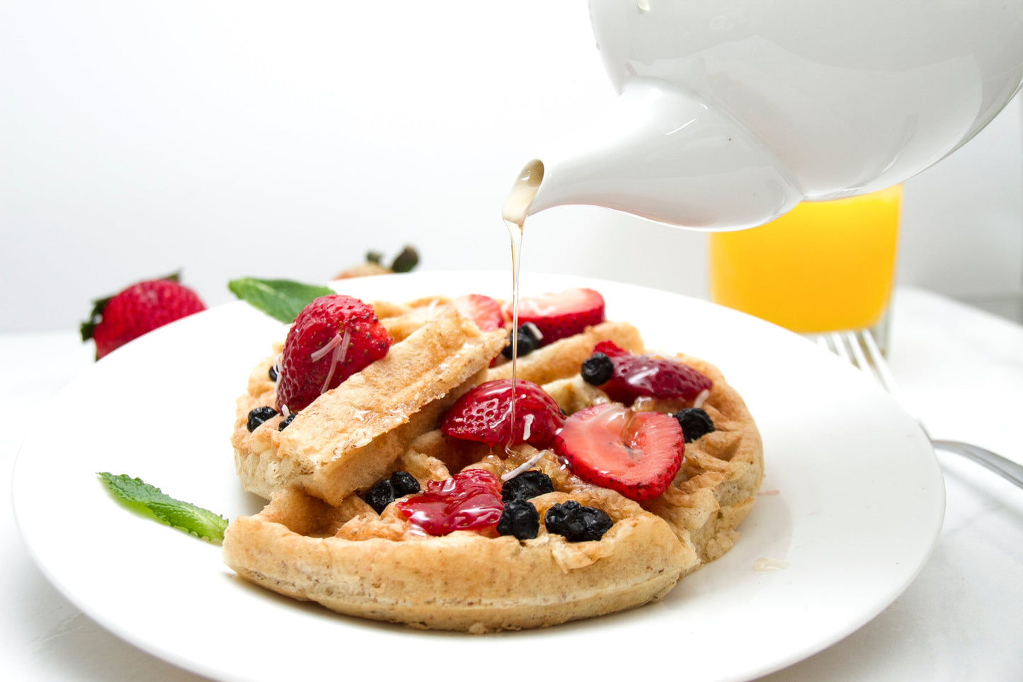 Waffles de Almendra (con o sin Arándanos)